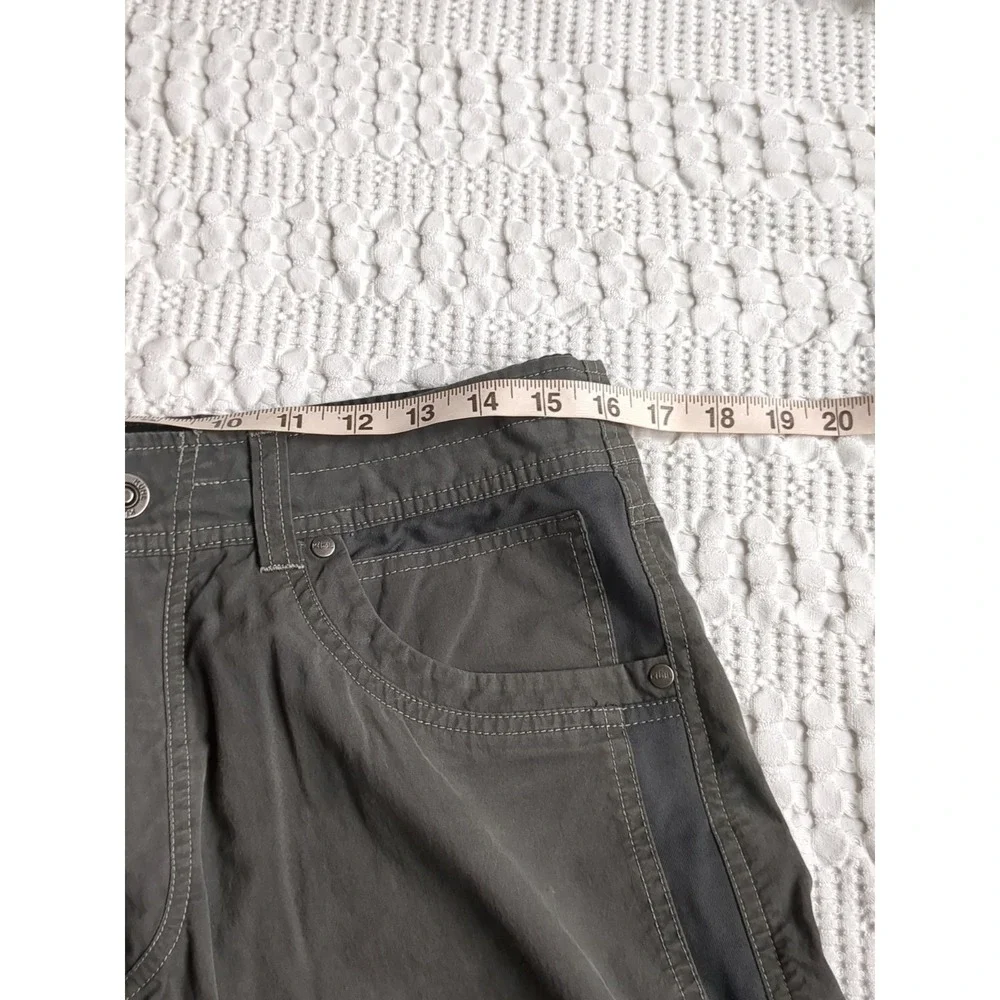 Kuhl Radikl Pants Sz 32 Gray 32X29 FLAW Stretch Mid Rise Straight Leg Hiking